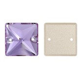 Varrható kristály, négyzet alakú, méret: 16 mm